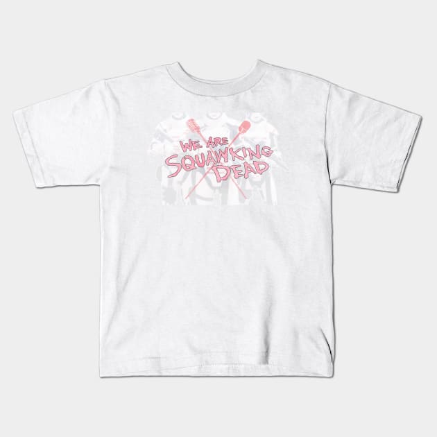 TWDSeason10C ART Kids T-Shirt by SQUAWKING DEAD